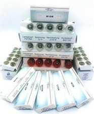 120x STÜCK SET KFZ Beleuchtung Glühlampe Birne Soffitte Auto Lampe Glas LONGLIFE