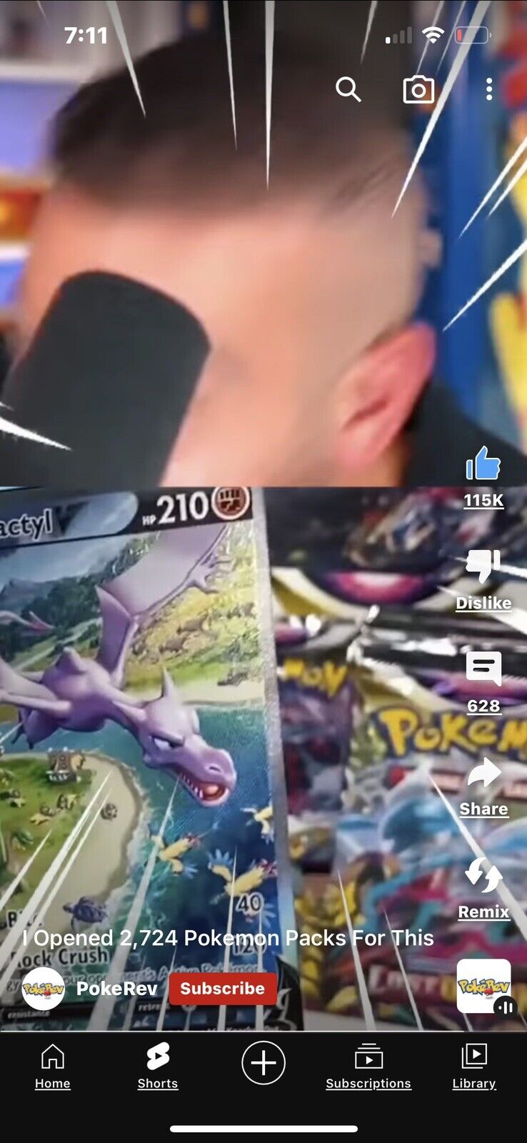 Aerodactyl V - 180/196 Full Art Ultra Rare - Lost Origin – JAB Games13