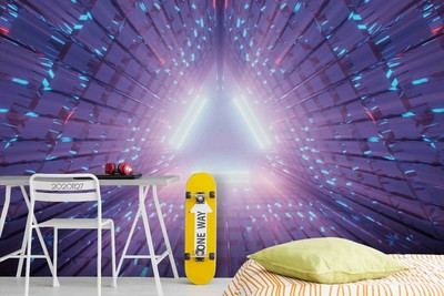 3D Future Technology Space Wallpaper Wall Murals Removable Wallpaper 862