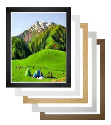 Flache dünne Bilderrahmen Bilderrahmen Posterrahmen modern Holzrahmen weiß schwarz