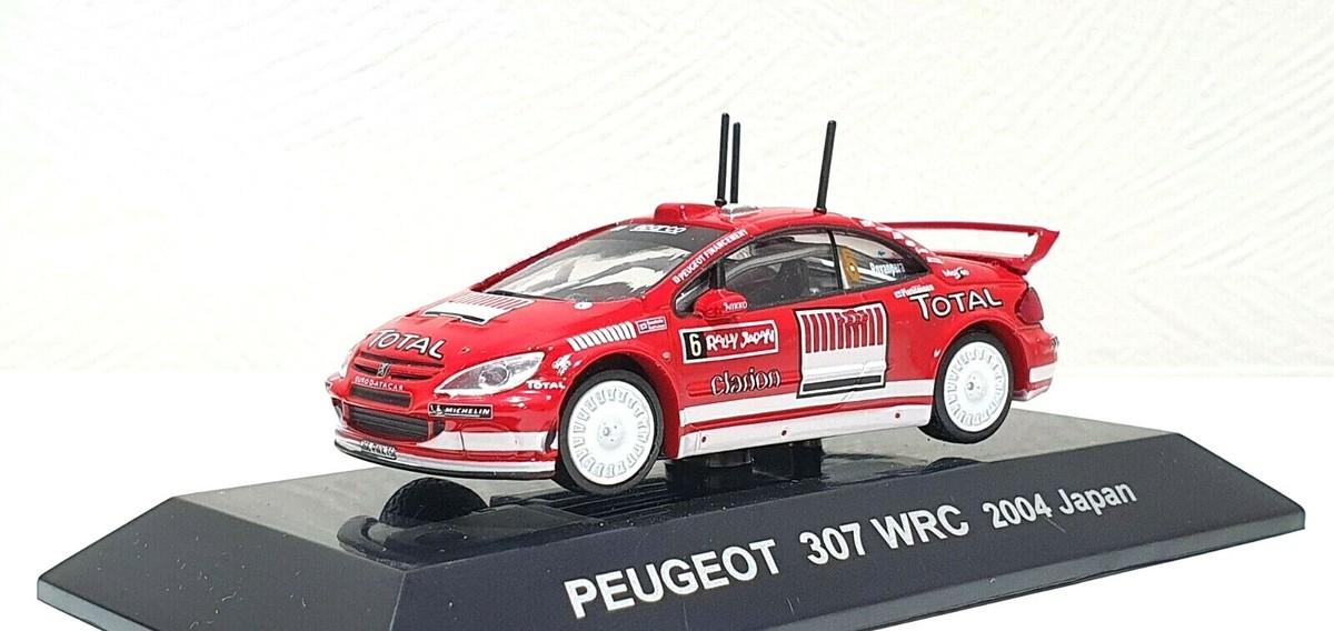 1/64 CM's 2004 PEUGEOT 307 WRC #6 ROVANPERA RALLY JAPAN diecast