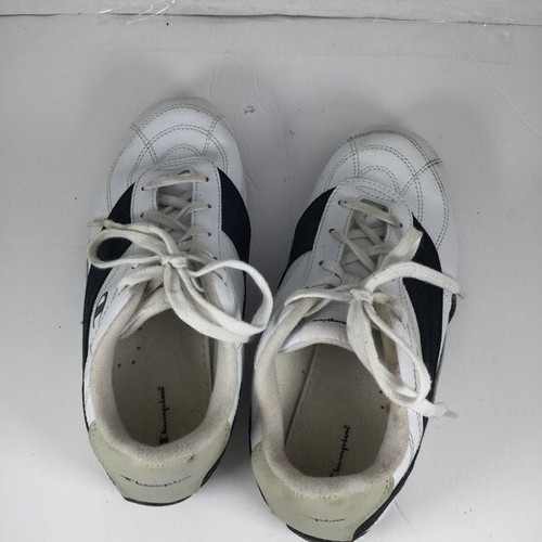 Champion Boys Sneakers Lace-up Sports Athletic Shoes White/Blue Size 4 - Picture 8 of 10