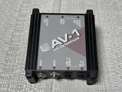 PROCO AV-1 Mono [Pro Co DI] Direct Box 1/4'' in/thru to XLR out