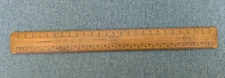 Vintage A.J.S & Co L.C.C Engine Divided boxwood Rule