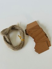 100pcs, Kraft Gift Tags Scalloped Edge Wedding Party Paper Tag Price Label Hang