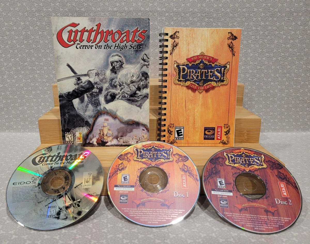 Cutthroats Terror on the High Seas Pirates Live the Life PC CD-ROM