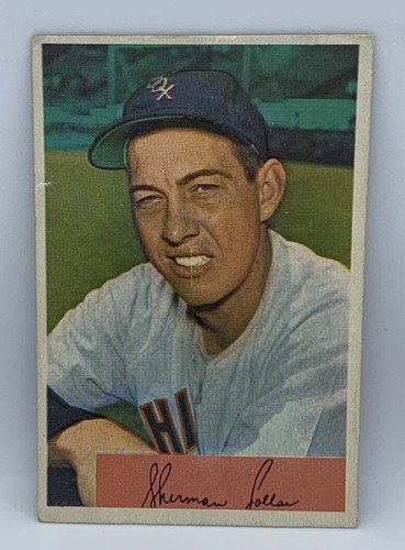 Sherman Lollar #182 1954 Bowman card