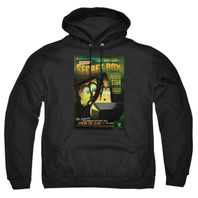 SPONGEBOB SQUAREPANTS SECRET BOX Licensed Adult Hooded Hoodie Sweatshirt SM-5XL