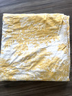 Pottery Barn Marigold Yellow Linen/Cotton Matine Toile Duvet Cover Size Queen