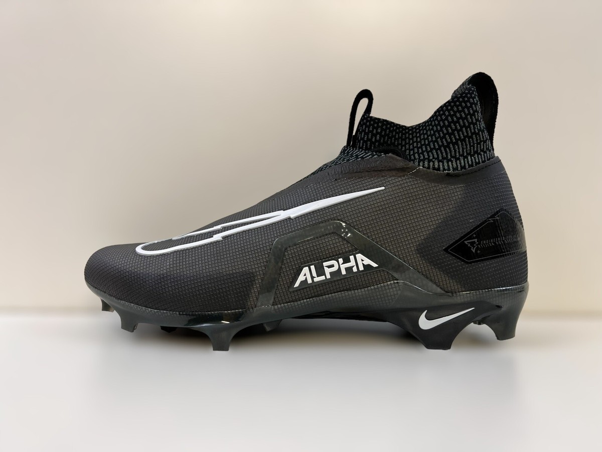 NEW men’s Nike alpha menace elite 3 football cleats black white size 12 Amazon.com | Nike Alpha Menace Elite 3 CT6648-010 Black-Iron  main image 4