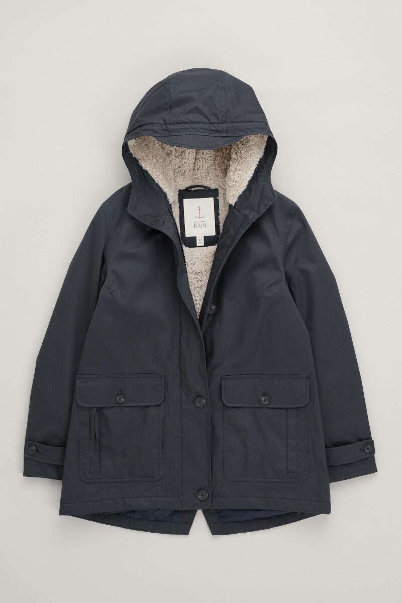 Seasalt Women's Coat navy Lill Cove Waterproof Coat Regular