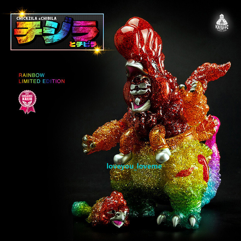 Fat Lane Figure CHICKZILA &CHIBILA Rainbow Limited Edition