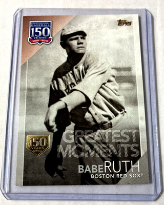 #/150- 2019 Topps Update #150-53- Babe Ruth Greatest Moments Sp #/150