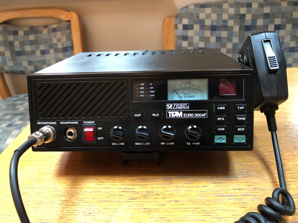 Team Euro 3004 F -GEPRÜFT- Heimstation mit Echo Mikrofon CB Funk Funkgerät  - Bild 3 von 4