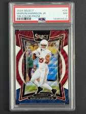 Marvin Harrison Jr. - 2024 Select - Tri-Color Prizm #/299 - PSA 7 - #28