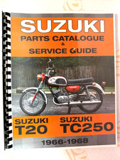 Suzuki T20 TC250 parts and service manual 1966-1968