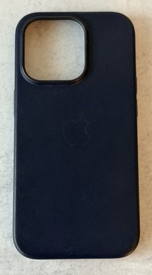Apple iPhone 13 Pro Leather Case MagSafe Midnight Genuine OEM