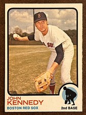 1973 Topps Baseball - #437 John Kennedy Red Sox EXMint EXMT (Set Break)
