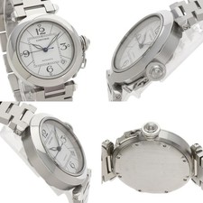 Cartier W31074M7 Pasha C Watch Stainless Steel SS Boys Used from JAPAN 4