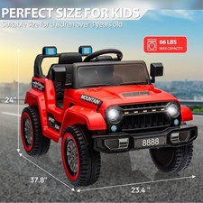 12V Kids Ride On Truck Car Battery Powered Electric Vehicle w/Remote Control US