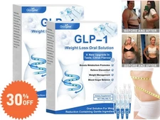 GLP-1 Weight Loss Oral Solution - Support Metabolism & Gut Health - 7pcs/Box