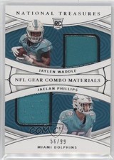 2021 Panini National Treasures 56/99 Jaylen Waddle Jaelan Phillips #RG-JAJ s3g