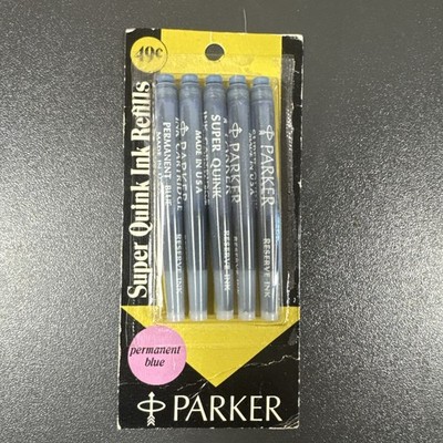 Parker Super Quink Ink Cartridges Pens, Washable Blue Füller Tintenpatrone