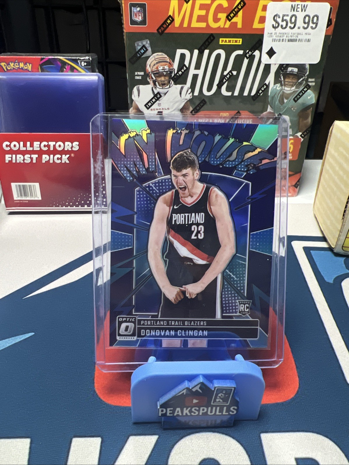 2024-25 Panini Donruss Optic - My House Donovan Clingan #1 Purple Prizm (RC)