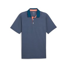 Puma MATTR Circular Polo - 62155110 - Ocean Tropic/Melon Punch - S