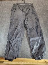 Vintage Black Nylon Windbreaker Jogger Pants Size L