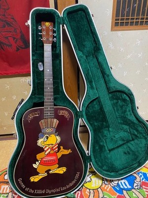 Acoustic Guitar Eagle Sam Los Angeles Olympic Commemorative 1984