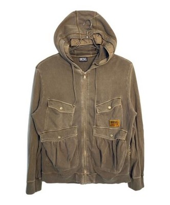 DIESEL                    DIESEL Zip Hoodie brown