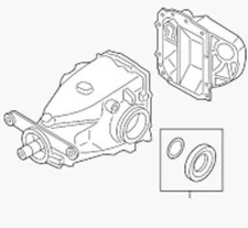REAR DIFFERENTIAL CARRIER ASSEMBLY OEM 12-16 BMW 328I 1YR WRNTY