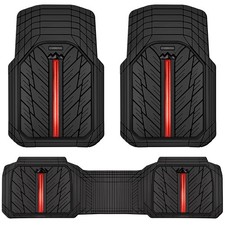 Universal Heavyduty Rubber Floor Mats For Cars Trucks Suvs Waterproof