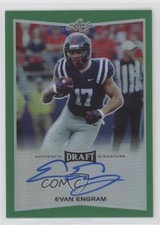2016 Leaf Metal Draft Green Prismatic 8/10 Evan Engram #BA-EE1 Auto uk2