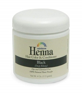 Henna Hair Color and Conditioner, Persian Black Deep Ebony, 4 Ounce      