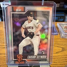 2026 Topps #112 Carson Seymour Rainbow Foil