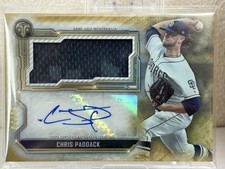 2020 Topps Triple Threads Chris Paddack AUTO Relic /25 Padres🔥 ASJR-CP