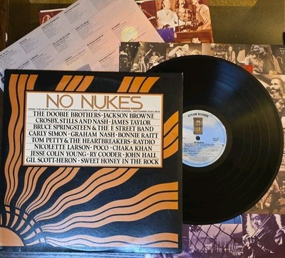 No Nukes ~ The Muse Concerts For A Non-Nuclear Future 1979 Vinyl 3xLPs w Book NM