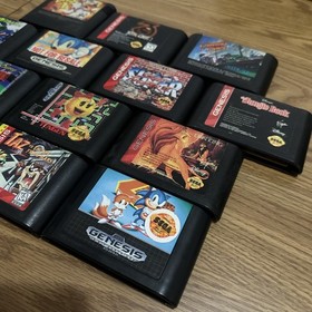 Sega Genesis 3 Console Bundle Tested Working Controller 13 Games
