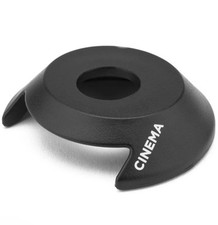 Protector de buje trasero lateral de accionamiento de nylon Cinema DR negro protector de cadena de rueda trasera bicicleta BMX