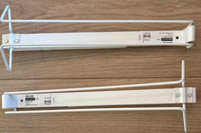 x2 Ikea PÅLYCKE Clip-on multi-purpose rack, white