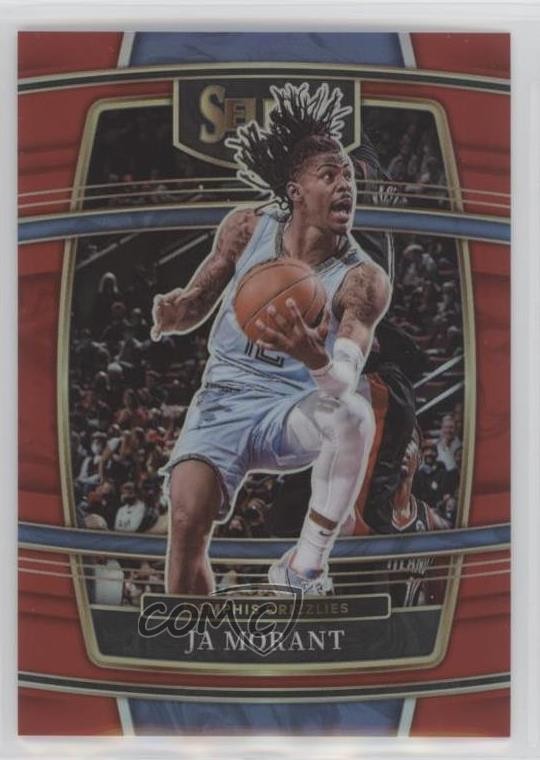 2021-22 Panini Select Concourse Red Prizm /199 Ja Morant #75 0su2