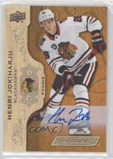 2018-19 Upper Deck Engrained Rookies Auto Henri Jokiharju #96 Auto 01qm