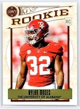 2021 Panini Chronicles Draft Picks #351 Dylan Moses Purple #/49