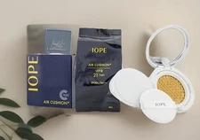 IOPE  Air Cushion Cover 21 Vanilla, 1 Compact  + 1 Refill, NIB/Sealed