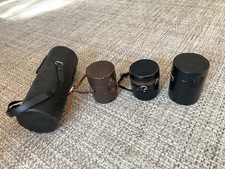 Camera Lens Hard Cases, 4 in the lot, All in good condition