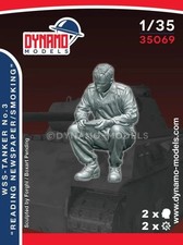 DYNAMO MODEL 35069 WORLD WAR II GERMAN WSS PANTHER CREW NO. 3 1 FIGURE 