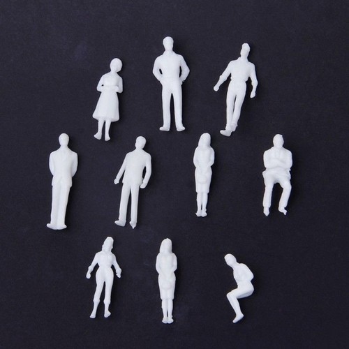 Figuras en miniatura miniatura mixtas pintadas personas plástico ferrocarril es - Imagen 5 de 17