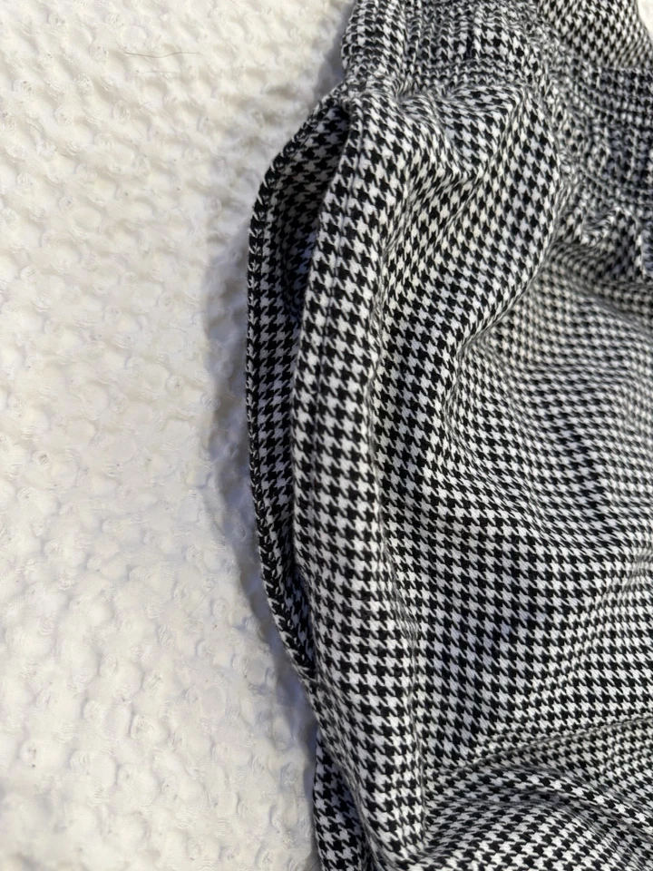 Uncommon Threads Black WHite Houndstooth Pull On Workwear Chef Pants Adult S - Image 2 of 4